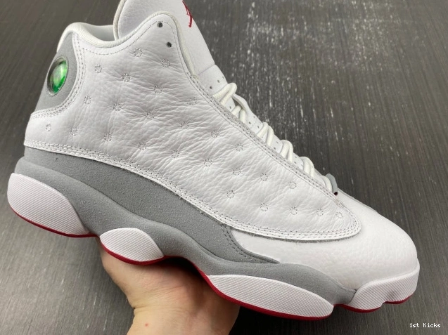 1st Kicks Shoes Jordan 13 Wolf Grey Air 414571-160 0815